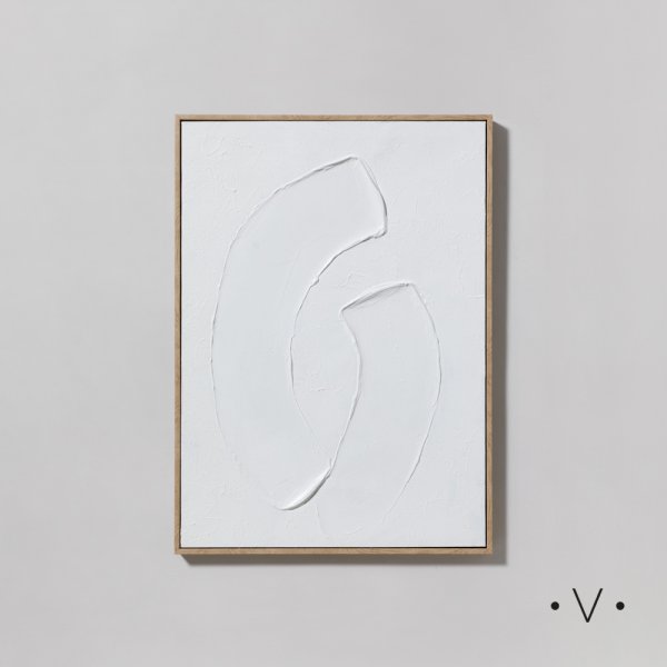 Cuadro Brush Comma 52X72 Cm Vassa Home