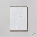 Cuadro Brush Comma 52X72 Cm Vassa Home