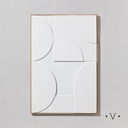Cuadro Geometric White 62X92 Cm Vassa Home