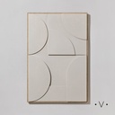 Cuadro Geometric Beige 62X92 Cm Vassa Home