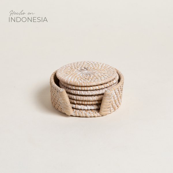 [4115222] Set X 6 Posavasos Redondos Kendari 10 Cm