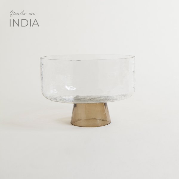[4115253] Bowl Con Base Chandni 16X23 Cm