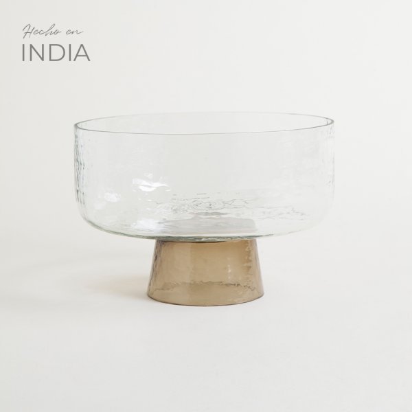 [4115255] Bowl Con Base Chandni 18X27 Cm