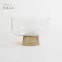 Bowl Con Base Chandni 18X27 Cm