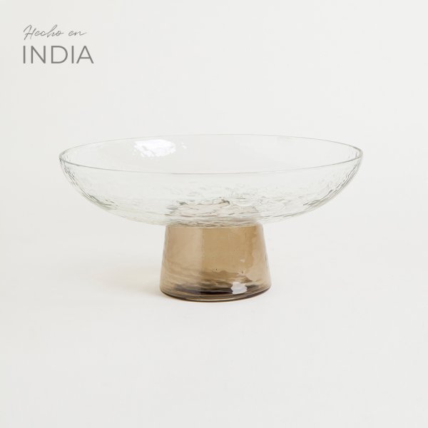[4115260] Bowl Con Base Chandni 14X32 Cm