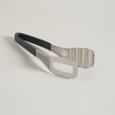 Pinza De Acero Oval Con Ondas