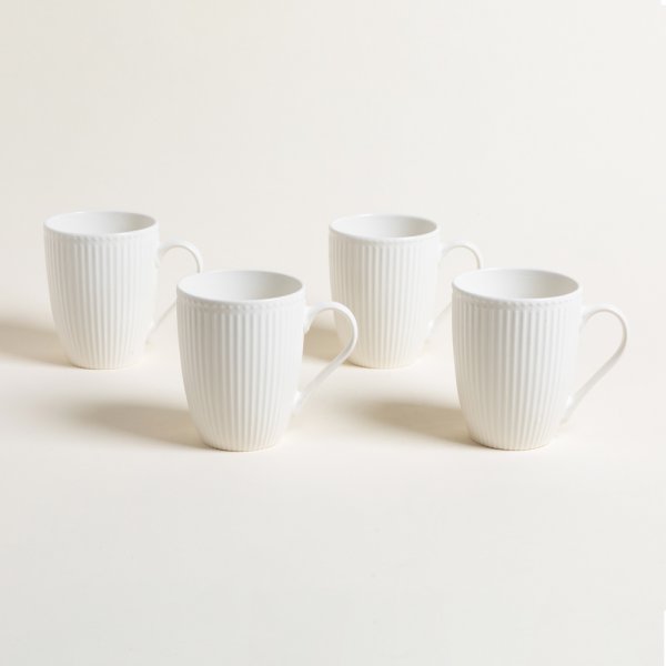[4110081] Set X 4 Mugs Lines 300 Ml