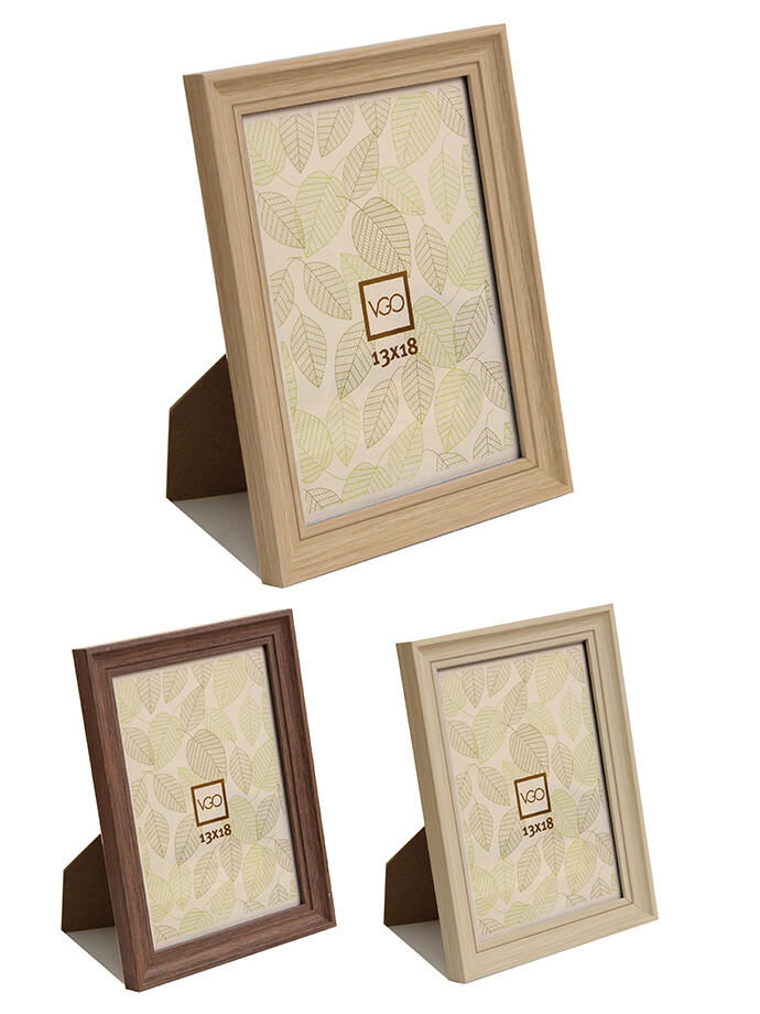 [141069] Portarretratos Plástico Símil Madera 20 X 30 Pf2018.82