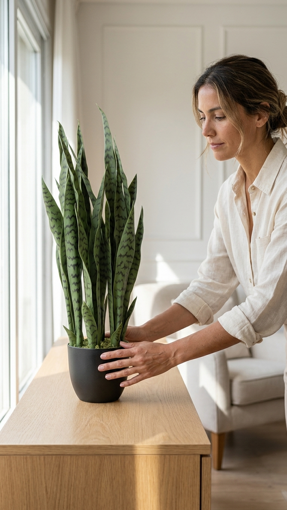 [413850] Sansevieria Plant 91Cm. 29Lvs.