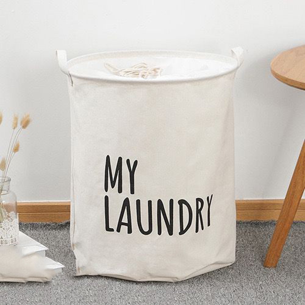 [256880] Cesto de ropa My LAUNDRy 35x45cm BLANCO