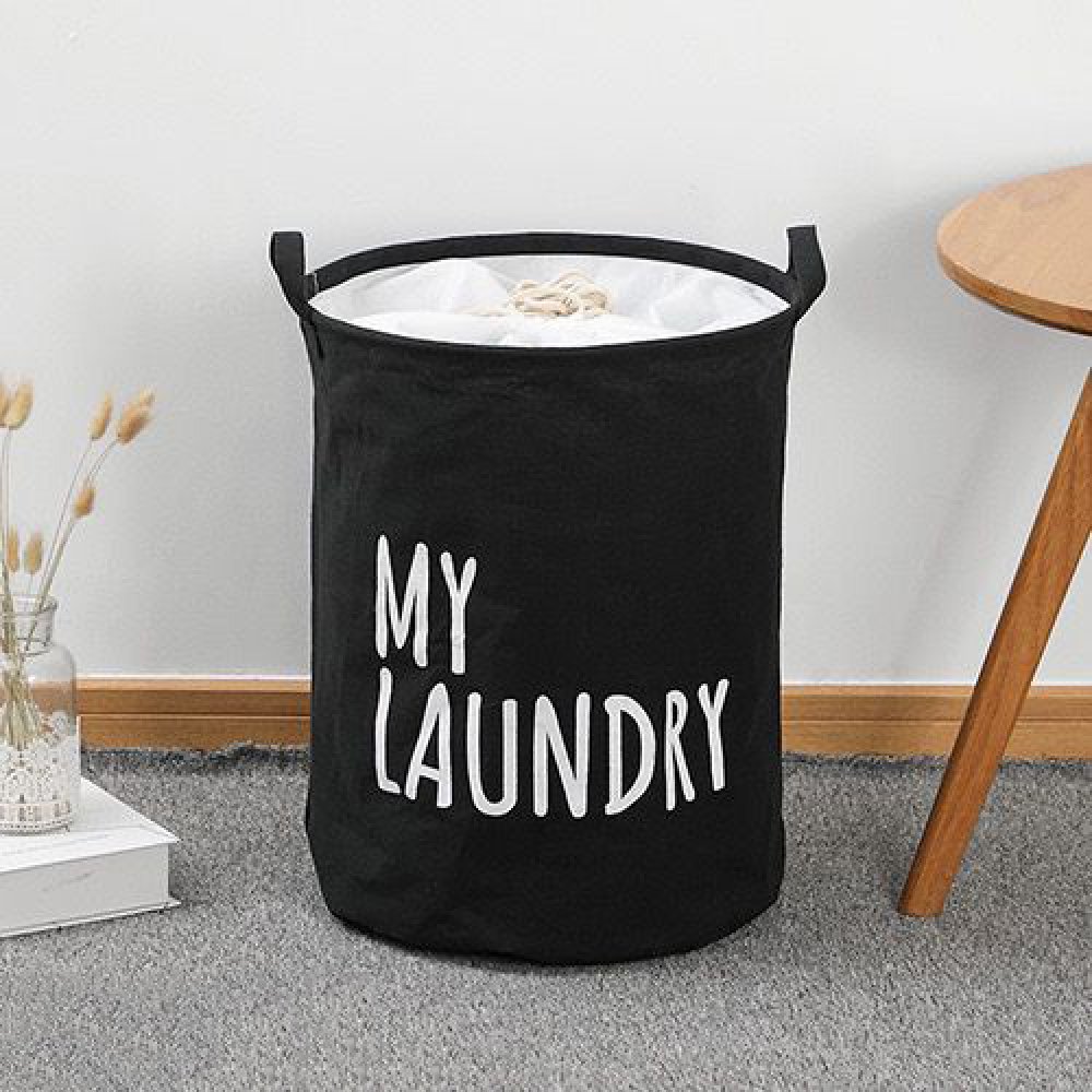 [256882] Cesto de ropa My LAUNDRy 35x45cm NEGRO