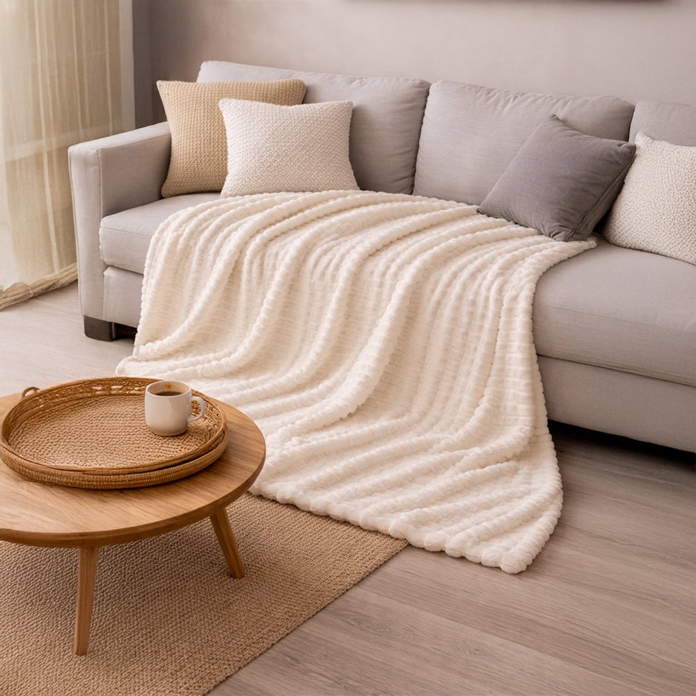 [380598] Manta Polar 200 X 230 Cm Blanca