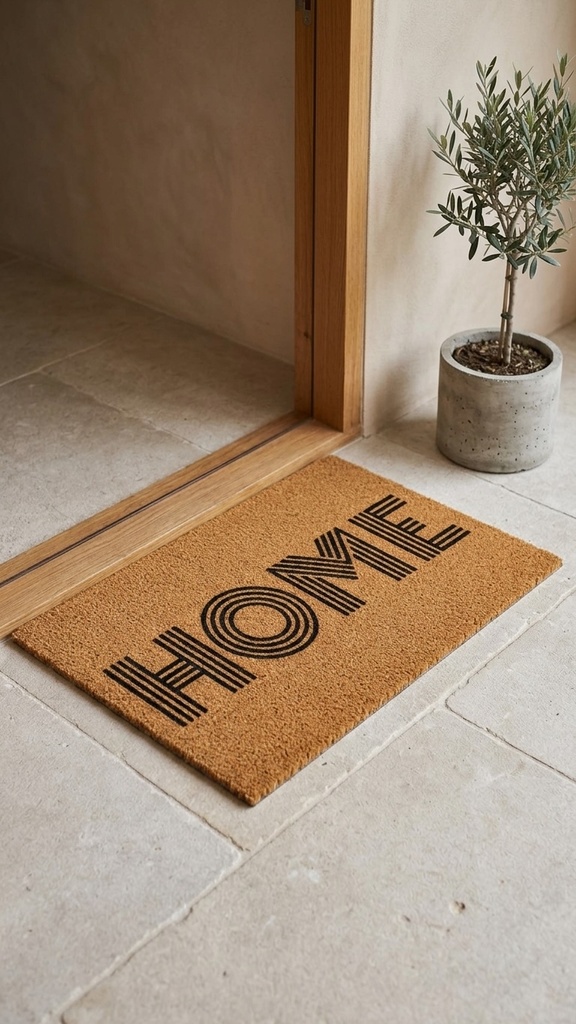 Alfombra De Entrada En Fibra De Coco Y Goma (40X60 Cm)