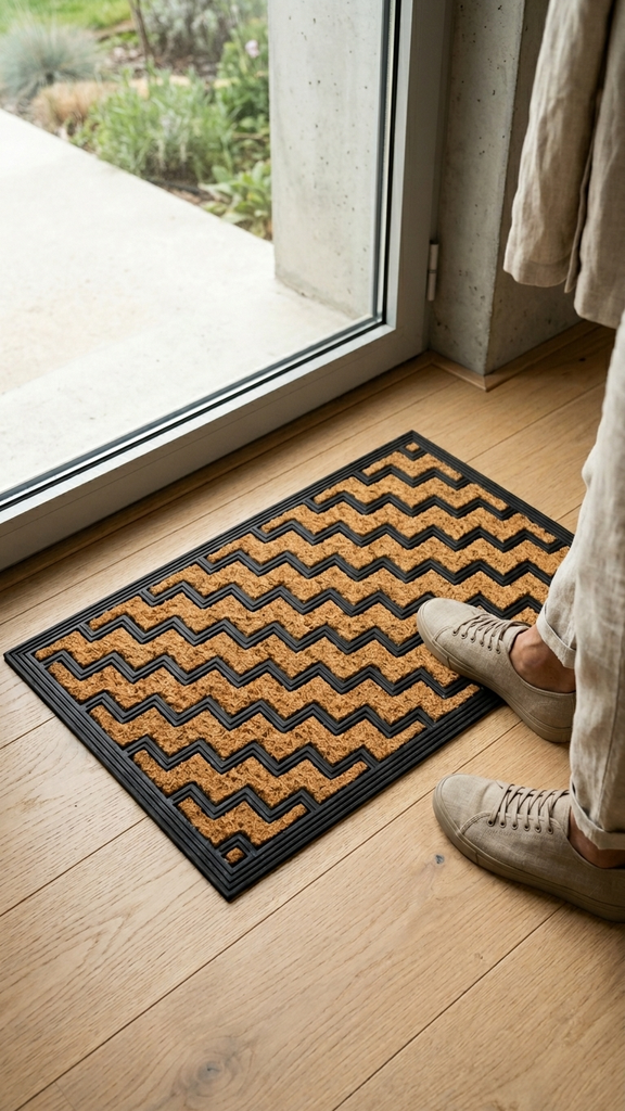 Alfombra De Entrada En Fibra De Coco Y Goma (40X60 Cm)