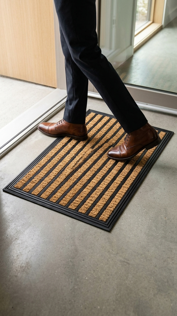Alfombra De Entrada En Fibra De Coco Y Goma (40X60 Cm)