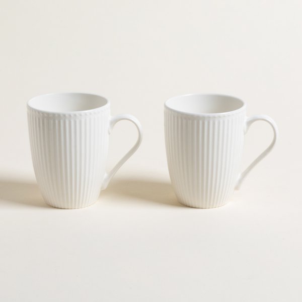 [411665] Set X 2 Mugs Lines 300 Ml