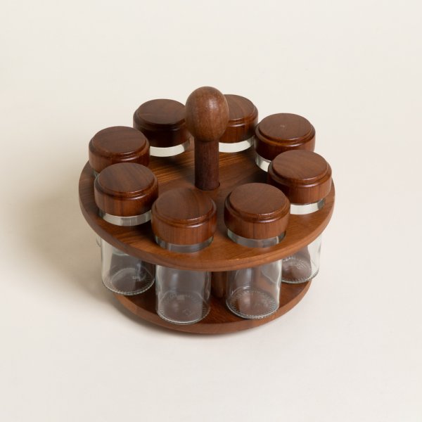 Especiero Giratorio X 8 Frascos 17X21,5 Cm