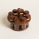 Especiero Giratorio X 8 Frascos 17X21,5 Cm