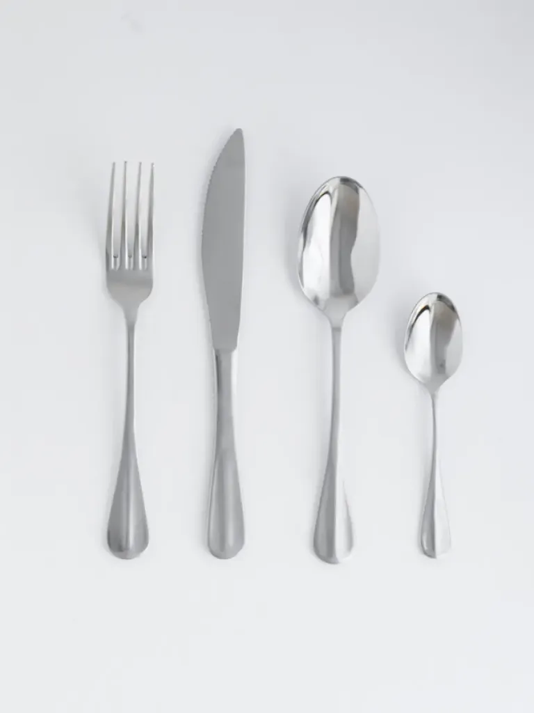 [1579] Set x24 Cubiertos Feuer Baguette Acero Inoxidable