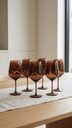 Set x6 Copa de Vino Leopard Ámbar 490 ml