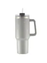 Vaso con Manija y Sorbete ThermoC Gris 1200 ml