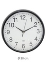Reloj De Pared 30 Cm Negro Rl30208