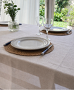 Mantel 140 x 250 Voile Luxury Manteca