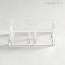 Acrílico Organizador Cosméticos 13,5X7,5X5,5Cm