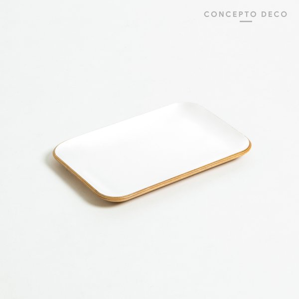 [165540] Bandeja Madera Sauce Blanco 19,5X13Cm