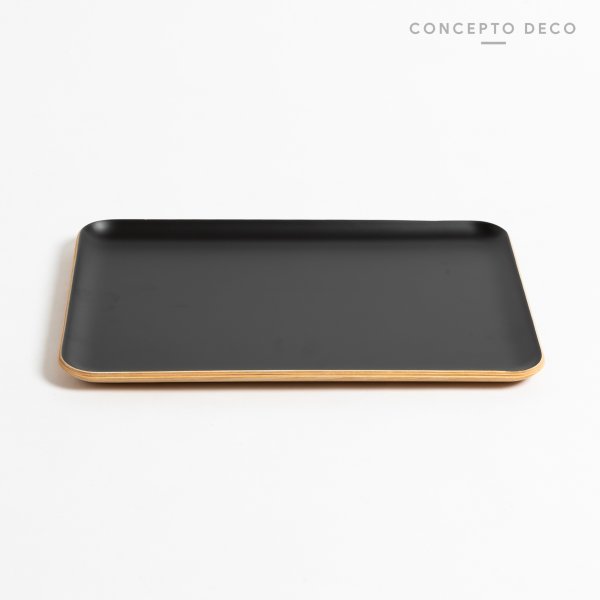 Bandeja Madera Sauce Negro 33X23Cm