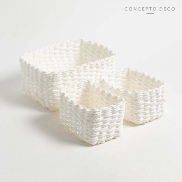 [165556] Organizador Setx3 Divisiones Blanco 26X20X13Cm