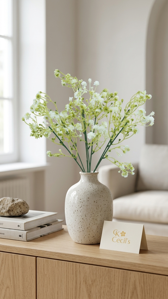 [413515] Gyphsofila X 7 X 30 Cm. White