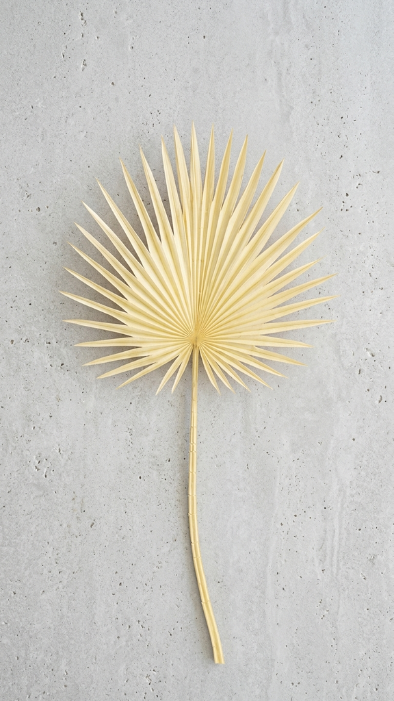 [413546] Fan Palm Otoñal 84 Cm. Cream