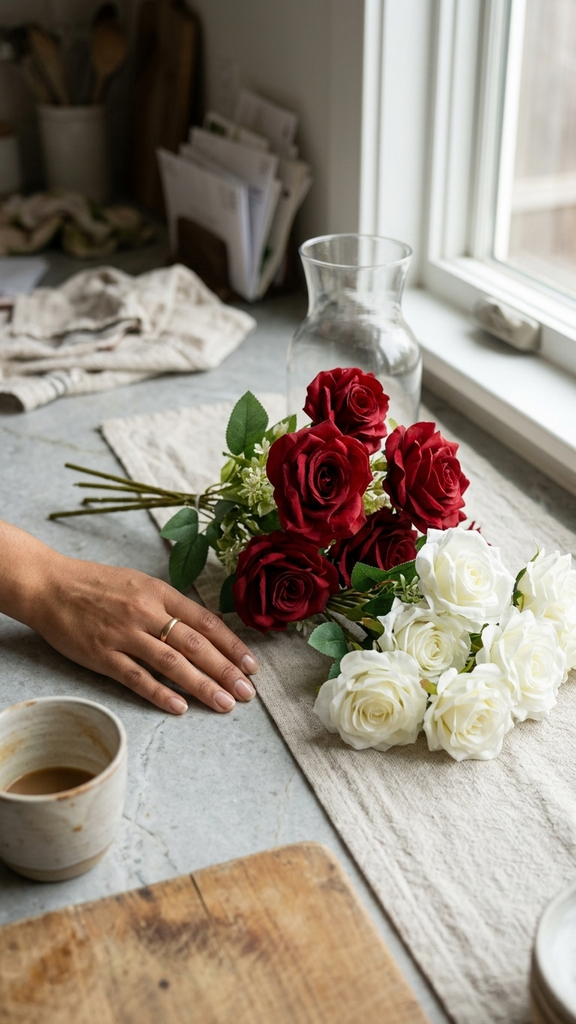 [180328] Ramo De Rosas X7- 43Cm