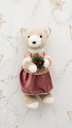 Figura Osa De Pie 17 x 43 cm – Beige