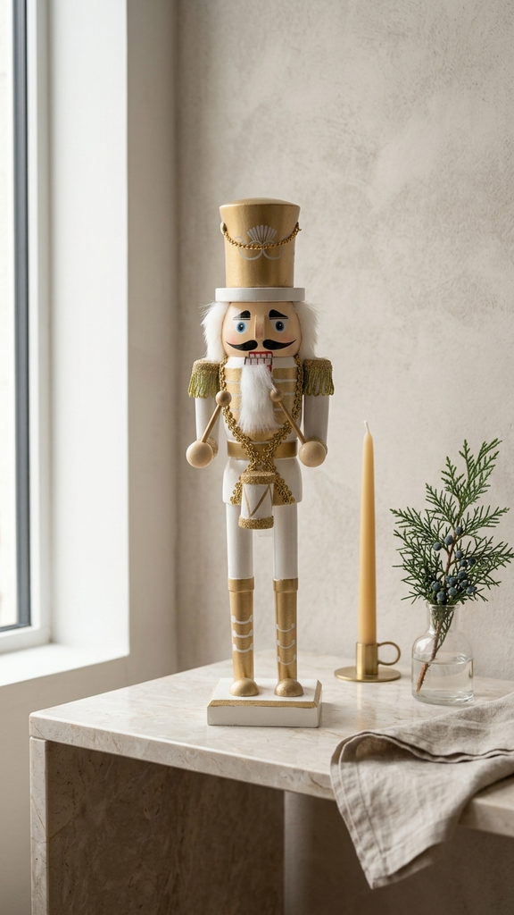 [277151] Cascanueces de Madera 38 cm – Dorado
