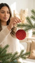 Set x 6 Esferas Navideñas 10 cm – Rojo