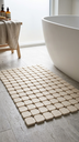 Alfombra De Pvc 68 X 37 Cm Natural