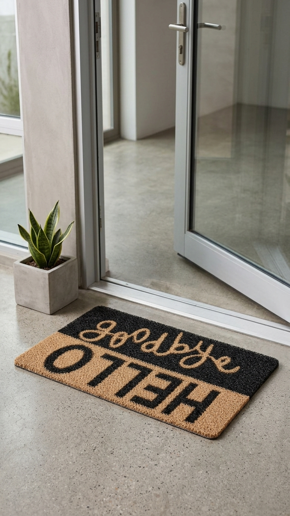 [380668] Felpudo Pvc 40 X 60 Cm Hello / Goodbye