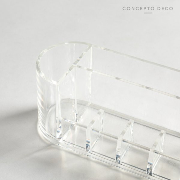 Acrílico Organizador Octuple Cosméticos 17X7Cm
