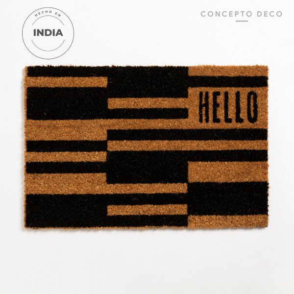 [165368] Felpudo India Coco Hello Mix 40X60Cm