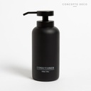 Dispenser Acondicionador Negro 20X7,5Cm