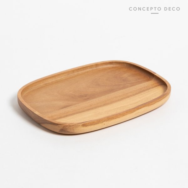 Bandeja Madera De Mango Oval 25X18X2Cm