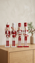 Cascanueces Rojo/Blanco Surtidos 60Cm Madera