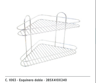 Esquinero Doble 28 X 41 X 24 Cm