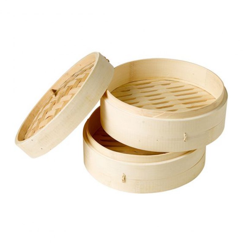 Vaporera Bambu Doble 24 Cm