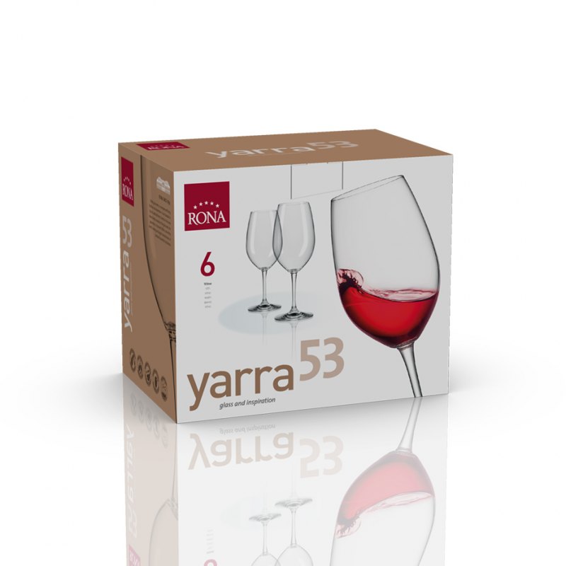 COPAS DE VINO 530 ML RONA YARRA X6