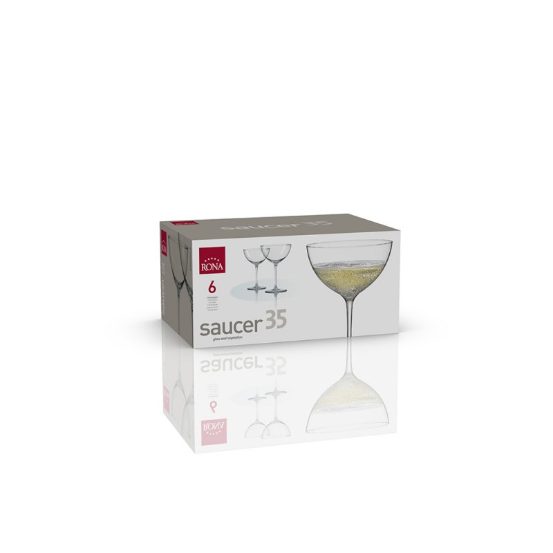 [1400301] Copas Saucer 350 Ml Rona Universal X6