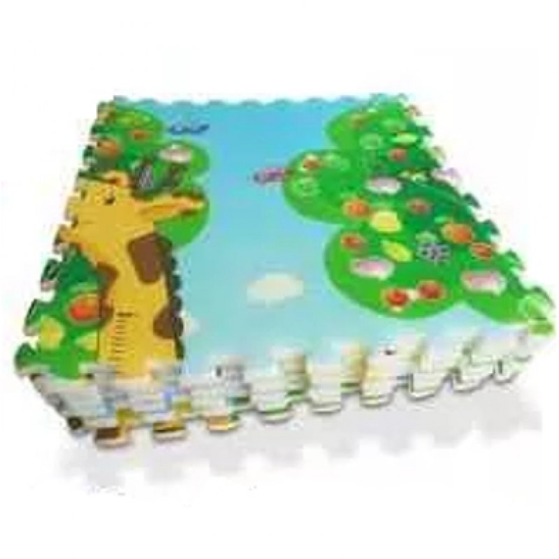 Alfombra Infantil Ropecabezas 6 Modulos  60 X 60 2 Cm Espesor