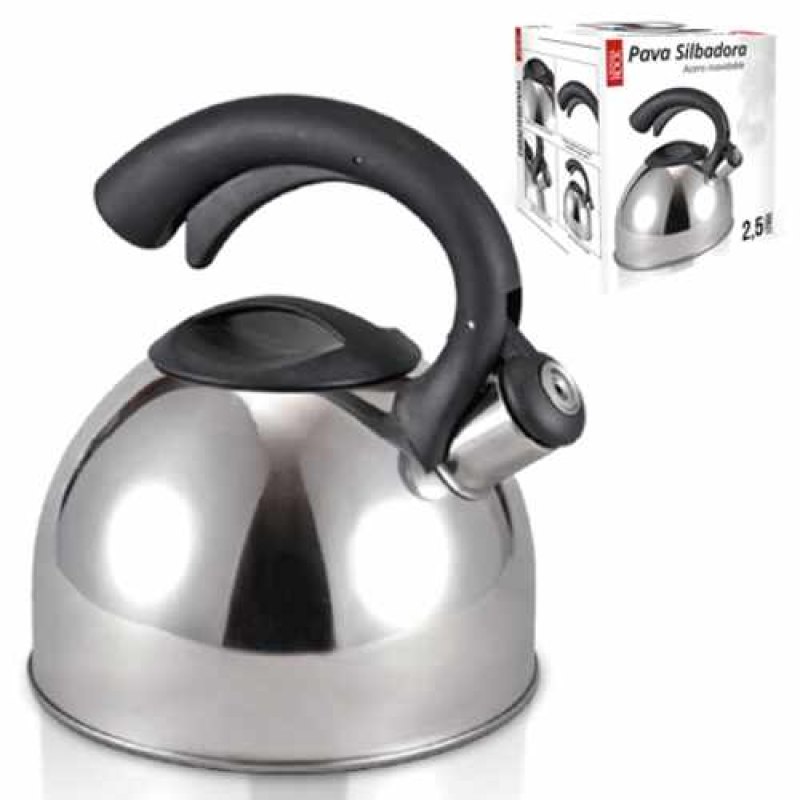 Pava 2.5 Litros Acero Silbadora